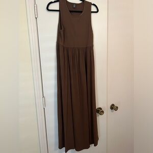 Brown Midi Dress